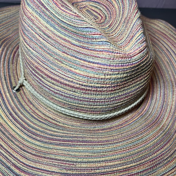 Vintage Accessories - Vintage San Diego Hat Co Unisex Wide Brim Gardening Sun Hat Multicolor‎ 7.5"